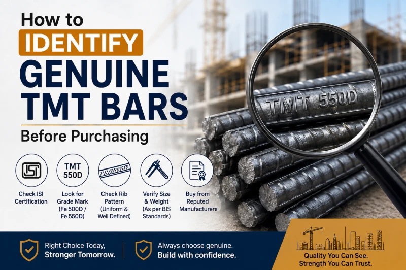 How to Identify Genuine TMT Bars | Shirdi TMT Bars